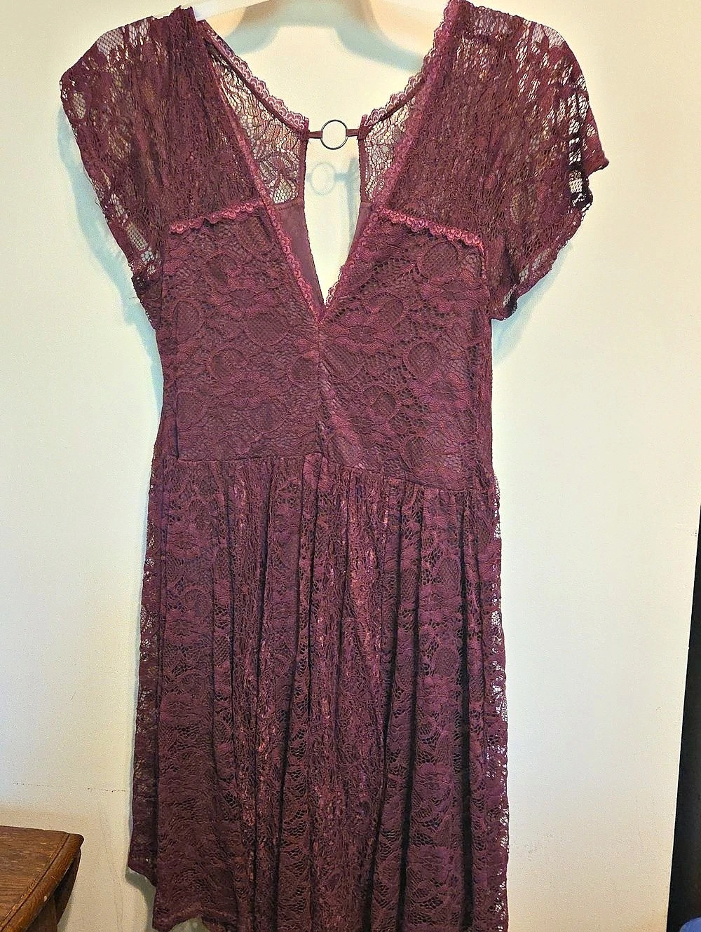 Torrid Lace Maxi Dress in Purple Size 0 Like New